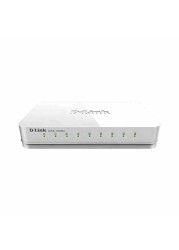 دي لينك محول غيغابايت ذكي 8 منافذ DGS-1100-08 - أسود