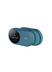 ZTE Wireless Mobile Wi-FI Router Pro U10S Pro,WiFi 6 Up to 287Mbps,3000mAh Unlock 4G LTE Pocket WiFi Router With Sim Card Slot And Type C Port-Blue