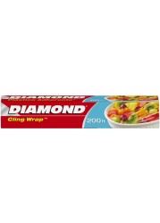 Diamond Cling Wrap Clear 200ft 1 PCS