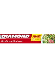 Diamond Cling Wrap Clear 300sqft