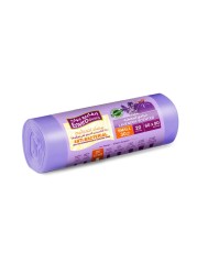Enviro Guard 30 Gallon Lavender Scented Anti-Bacterial Purple Small 20 Garbage Bags