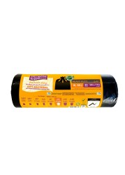 Enviro Guard 60 Gallon Biodegradable Garbage Bag XL Black 20 Garbage Bags