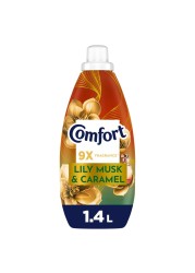Comfort Concentrate Fabric Softener, Lily Musk &amp; Caramel, 1.4L