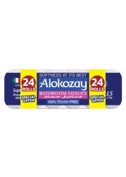 Alokozay Bathroom Tissues Rolls 2 Ply 24 Rolls