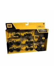 Cat Little Machine Construction Vehicle Set Yellow Pack of 8
