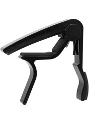 Mike Music Guitar Capo Black For 6 String Acoustic Electric Guitar Bass Guitar And Ukulele (Guitar Capo B4, Black)
