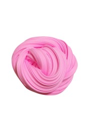 عام-100ML DIY لينة منفوش Floam الوحل المعطرة الإجهاد الإغاثة لا البوراكس حمأة الطين القطن الإصدار كلاي لعبة الطين للاطفال والكبار الوردي