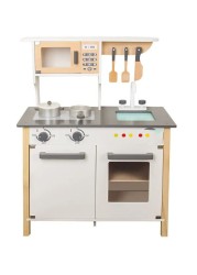 Hot Selling Wooden Kitchen Toy Set for Kids &ndash; Interactive Pretend Play Cooking Toy for Children Durable &amp; Eco-Friendly Wooden Toy Kitchen Set