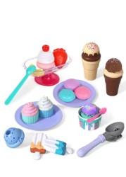 Radiotronics Ice Cream Toys for Kids, Food Toys & Play Kitchen Accessories, Plastic Food, Ice Cream Toy, Play Food & Kitchen Toys, Ice Cream Set, Gift for 3 Year Old Boy Or Girl