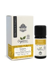 Aroma Tierra - Organic Turmeric Essential Oil (Madagascar) - Aroma Tierra - 100% Pure, Natural, Certified Organic By Ecocert - 10Ml