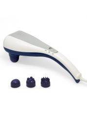 Sprintee Dual Head Massager, Powerful Handheld Neck Back Massager Deep Tissue Percussion Massage for Shoulder, Leg, Foot, Muscles, Electric Double Head Full Body Massagers