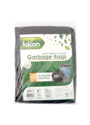 Falcon Heavy Duty Garbage Bags Black 50 Gallon 80x110cm 20 PCS