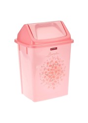 Lion Star Plastic Waste Bin Pink 10L