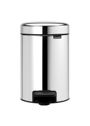Brabantia NewIcon Pedal Bin Brilliant Steel 3L