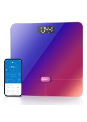 RENPHO Smart Scale for Body Weight FSA HSA Store Eligible Elis 2 Weight Scale with Pregnancy Mode, High Precision Digital Bathroom Scale Body Composition Monitor with Smart App 400 lb - Gradient