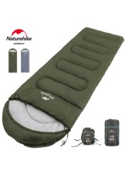 كيس نوم خفيف الوزن من القطن من Naturehike Y150 - كيس نوم مريح للتخييم في الهواء الطلق والمشي لمسافات طويلة والترفيه المنزلي محمول وجيد التهوية وخفيف الوزن