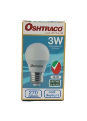 أوشتراكو 3 واط مصباح LED E27 - ضوء النهار البارد