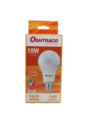 أوشتراكو 18 واط مصباح LED E27 - أبيض دافئ