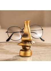 MAAC المنزل النحاس الأنف نظارات الوقوف الحديثة مجردة أنيقة تحفة منضدية النحت لغرفة المعيشة ، غرفة ، مكتب الجرف ديكور