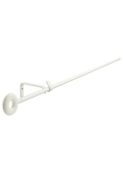 Curtain Rod Set, White, 140 Cm