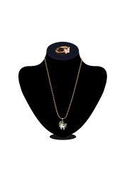 Aiwanto Girl's Necklace with Small Ring Necklace for children's Christmas Thanks Giving Gift for Kid's