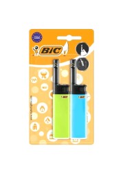 Bic J38 Wand Eazy Reach Lighter Pack of 2