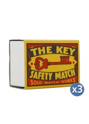 Solo The Key Safety Match Box 240 PCS Pack of 3