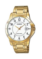 Casio - Men&#39;s Stainless Steel Analog Watch MTP-V004G-7BUDF