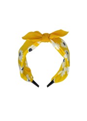 Aiwanto Hair Band for Girl&#39;s Yellow Head Band Party Office Cute Hair Clips