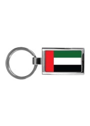 سلسلة مفاتيح مطبوعة بعلم الإمارات العربية المتحدة 5442-5 -متعدد الألوان-