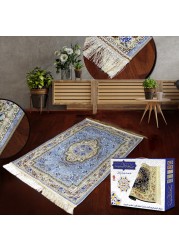 Comfortable Silk Prayer Rug Comfortable Prayer Rug Sky Blue
