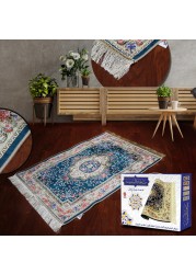 Comfortable Silk Prayer Rug Comfortable Prayer Rug Blue