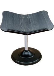 Metal Quran stand with wooden head Small black