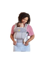 LLLbaby Complete All Seasons Ergonomic 6in1 Baby Carrier Newborn to Toddler with Lumbar Support for Children 745 Pounds 360 Degree Baby Wearing Inward Outward Facing Stone