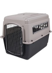 PETMATE ULTRA VARI KENNEL FASHION 36&quot; 50-70lbs ~ TAUPE &amp; BLACK