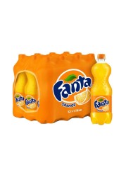 Fanta Orange Carbonated Soft Drink PET 1L Pack of 12