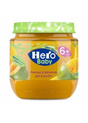 Hero Baby Mango and Banana Baby Food, 6 Months+, 130g