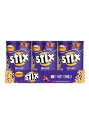 Kitco Stix Red Hot Chili Potato Sticks, 45g Pack of 6
