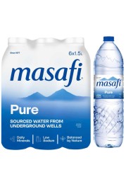 Masafi Pure Drinking Water 1.5L Pack of 6
