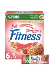 Nestle Fitness Strawberry Breakfast Cereal Bar, 23.5g Pack of 6