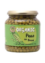 Organic Larder Peas In Brine 340g