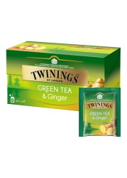 Twinings Green Tea and Ginger Tea Bags 25 Tea Bags