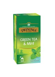 Twinings Green Tea and Mint Tea Bags 25 Tea Bags