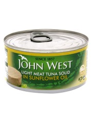John West Light Meat Tuna Solid in Sunflower Oil, 170g