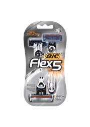 Bic Flex 5 Comfort Disposable Shaving Razor Multicolour 2 Razors