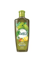 Dabur Vatika Naturals Olive Enriched Hair Oil Nourish And Protect Green 200ml