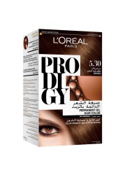 L&#39;Oreal Paris Prodigy Ammonia-Free Permanent Oil Hair Colour 5.30 Light Golden Brown