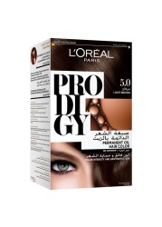 L&#39;Oreal Paris Prodigy Ammonia Free Permanent Oil Hair Colour 5.0 Light Brown