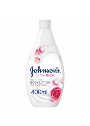 Johnson&#39;s Vita-Rich Soothing Body Lotion with Rose Water 400ml