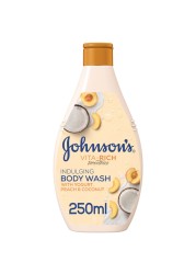 Johnson&#39;s Vita-Rich Smoothies Indulging With Yogurt Peach And Coconut Body Wash 250ml
